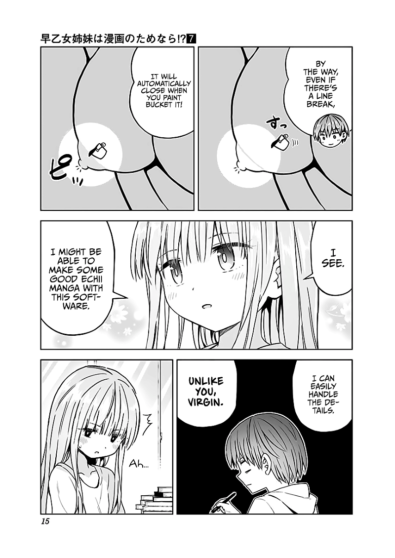 Saotome Shimai ha Manga no Tame Nara!? chapter 56 - page 16
