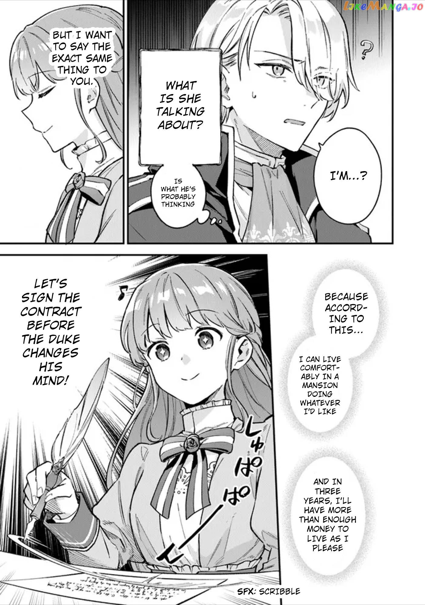 An Incompetent Woman Wants to Be a Villainess ~The Young Lady Who Married as a Substitute for Her Stepsister Didn't Notice the Duke's Doting~ chapter 2.1 - page 9