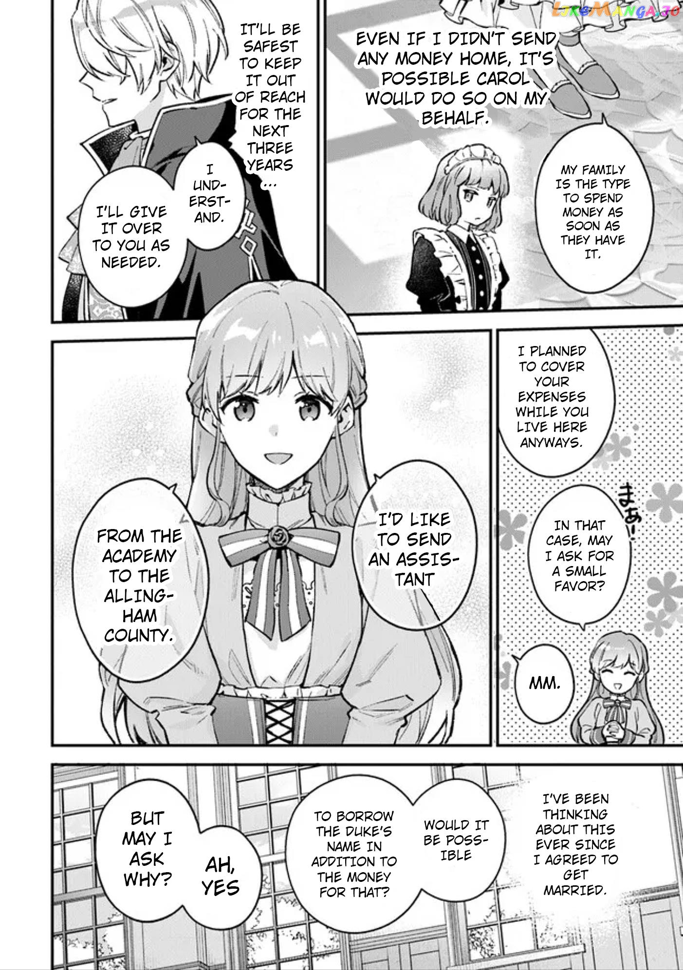 An Incompetent Woman Wants to Be a Villainess ~The Young Lady Who Married as a Substitute for Her Stepsister Didn't Notice the Duke's Doting~ chapter 3.2 - page 12