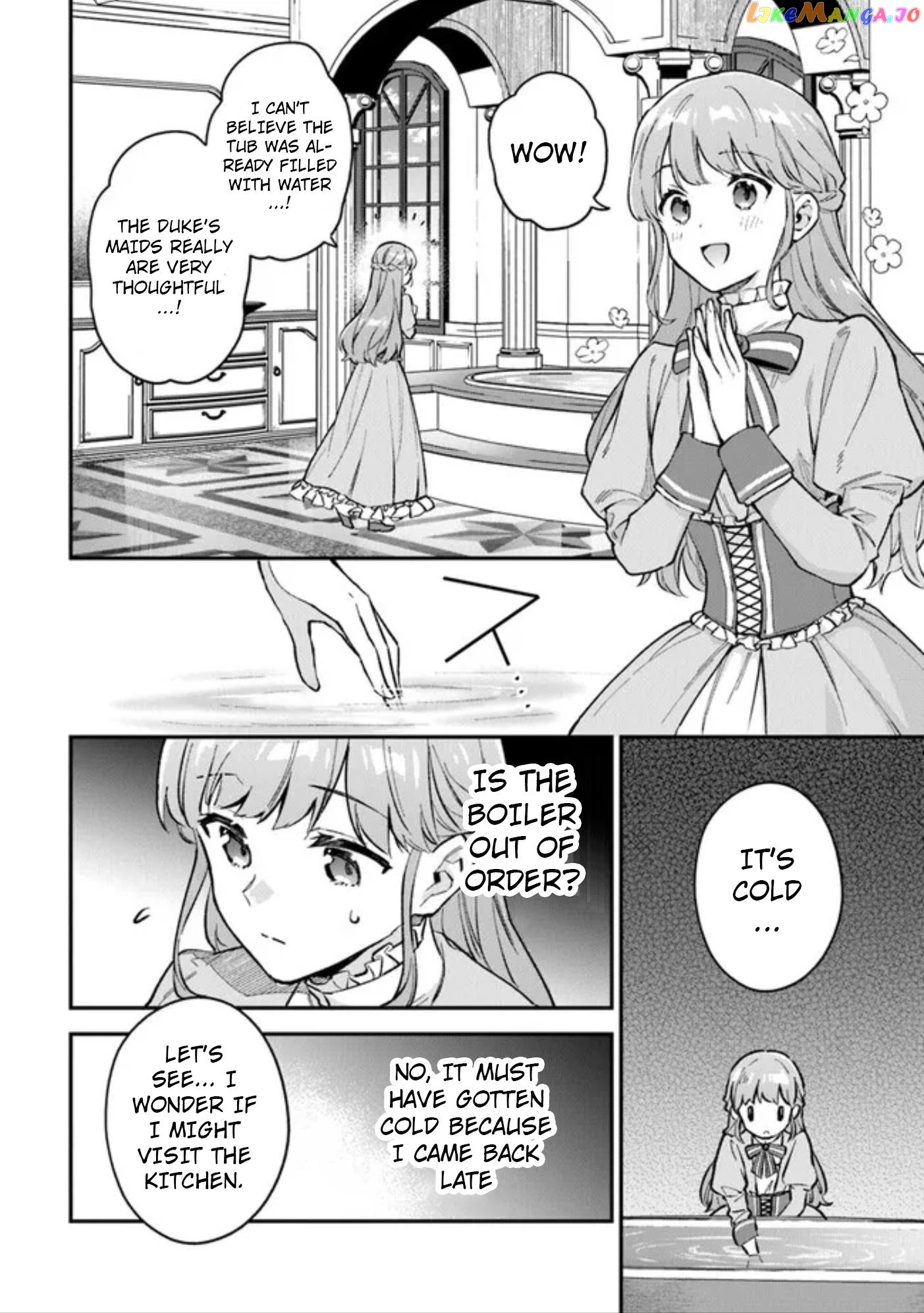 An Incompetent Woman Wants to Be a Villainess ~The Young Lady Who Married as a Substitute for Her Stepsister Didn't Notice the Duke's Doting~ chapter 3.2 - page 2