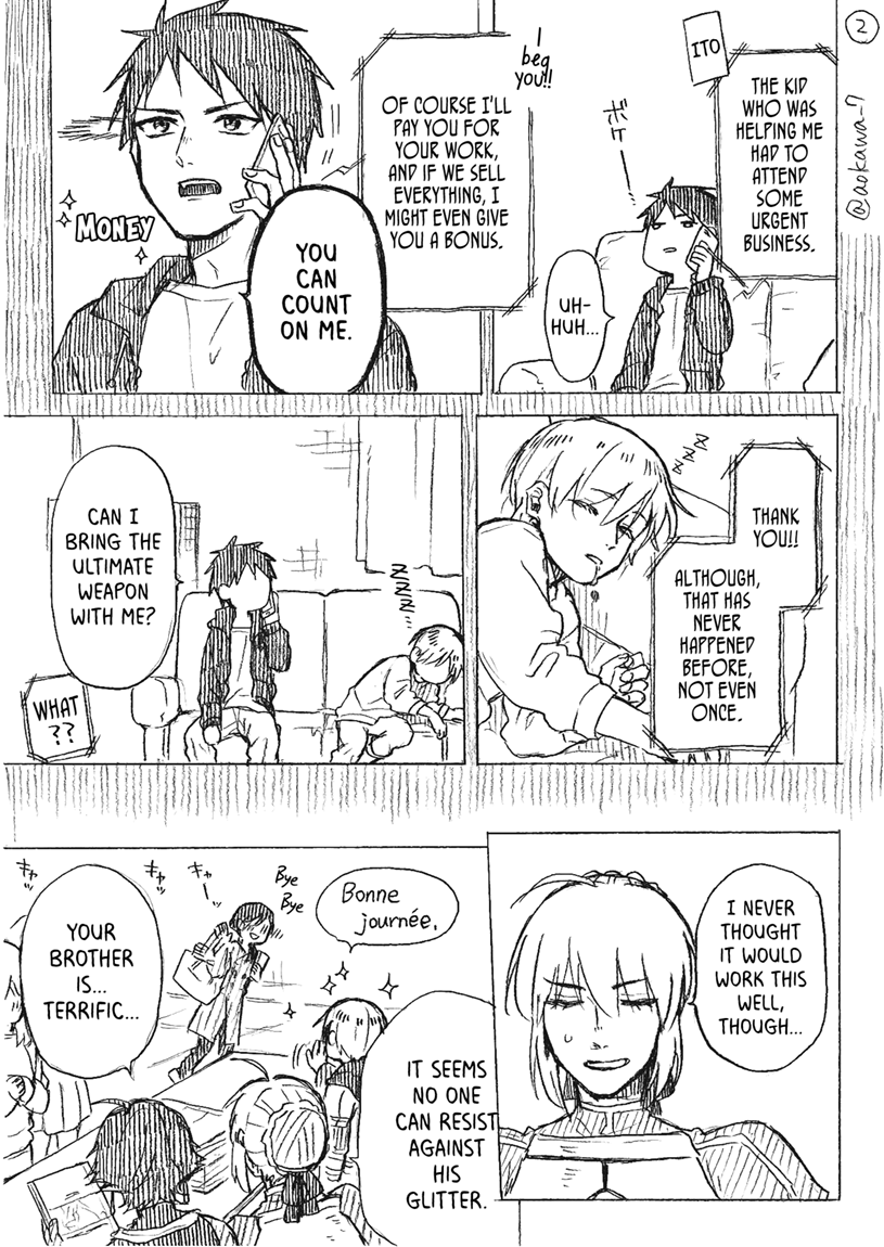 The Manga Where a Crossdressing Cosplayer Gets a Brother chapter 4.1 - page 3