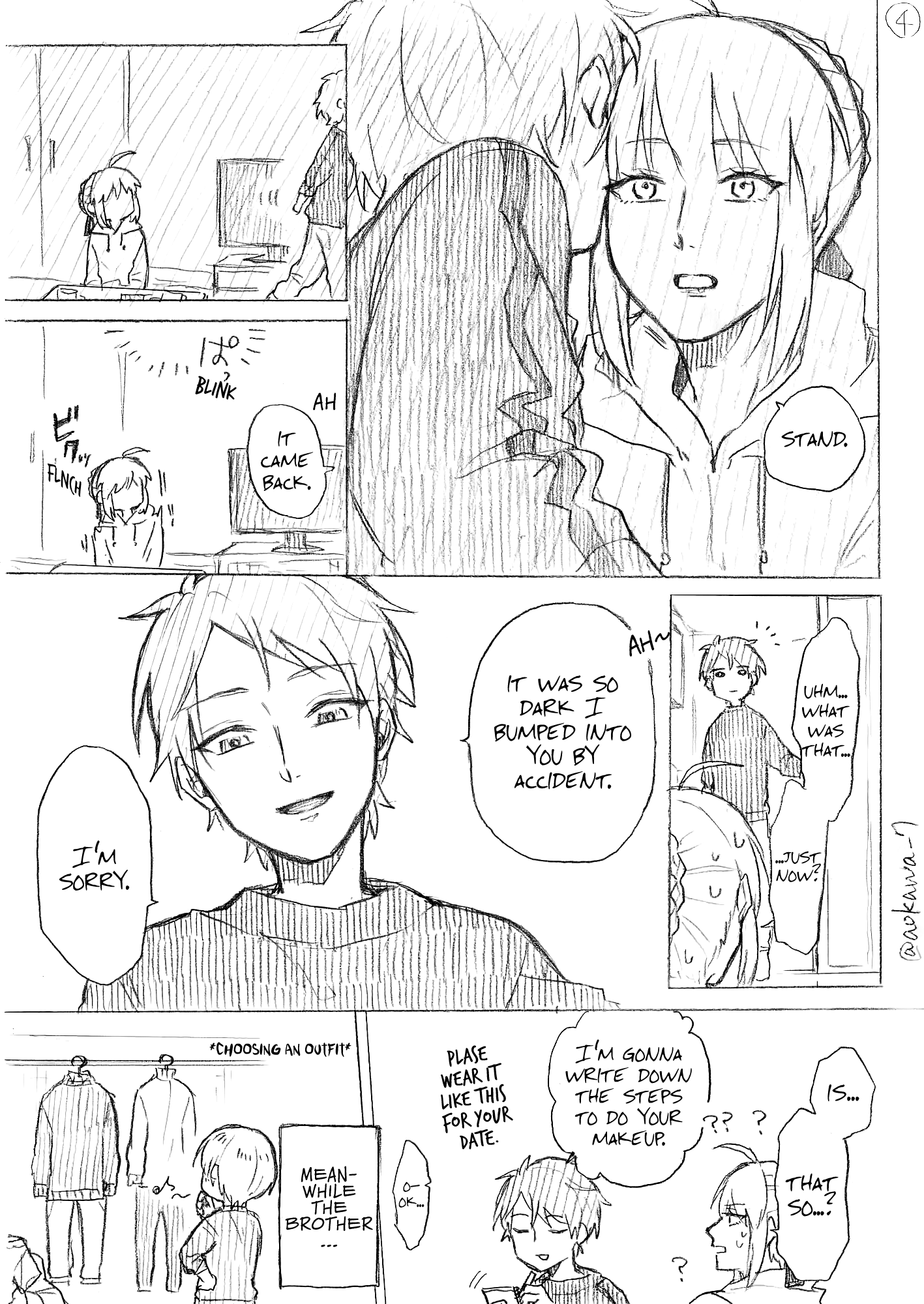 The Manga Where a Crossdressing Cosplayer Gets a Brother chapter 5.2 - page 4