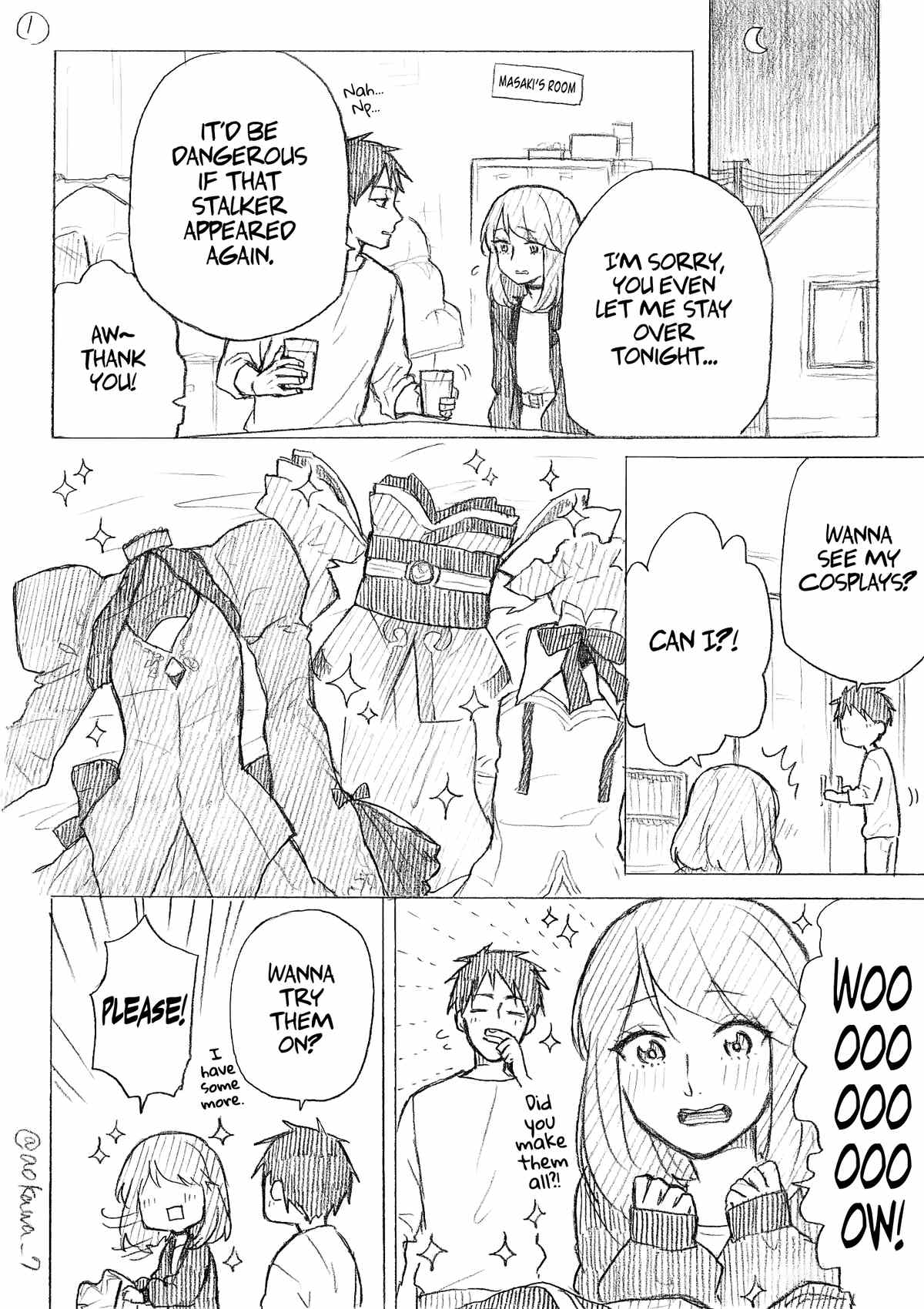 The Manga Where a Crossdressing Cosplayer Gets a Brother chapter 6.3 - page 1