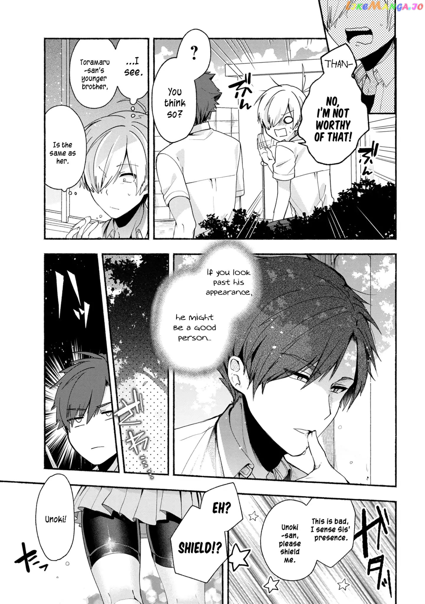 Pashiri na Boku to Koi suru Banchou-san chapter 37 - page 14