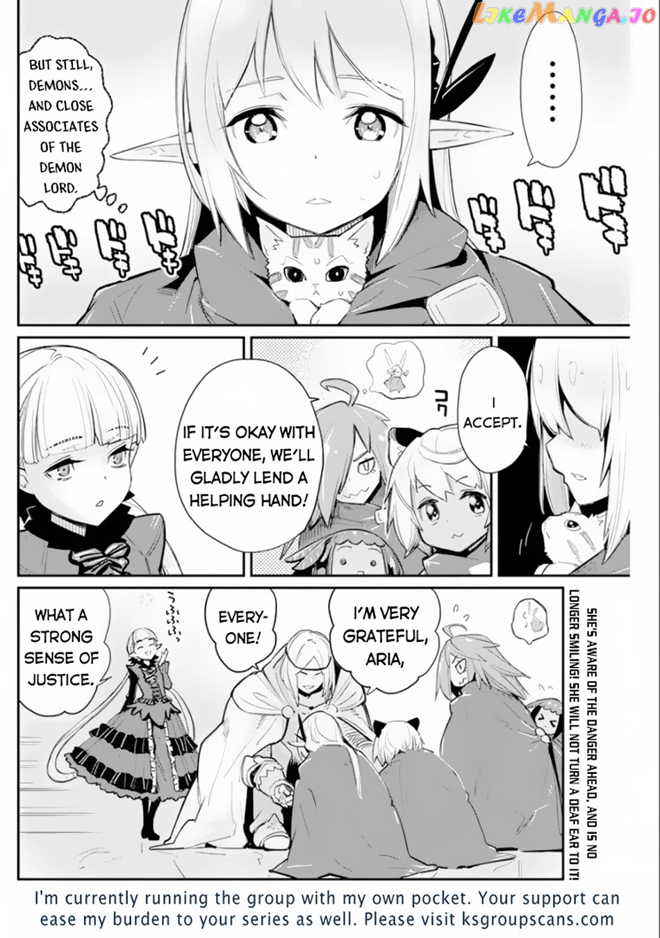 I Am Behemoth Of The S Rank Monster But I Am Mistaken As A Cat And I Live As A Pet Of Elf Girl chapter 44 - page 21