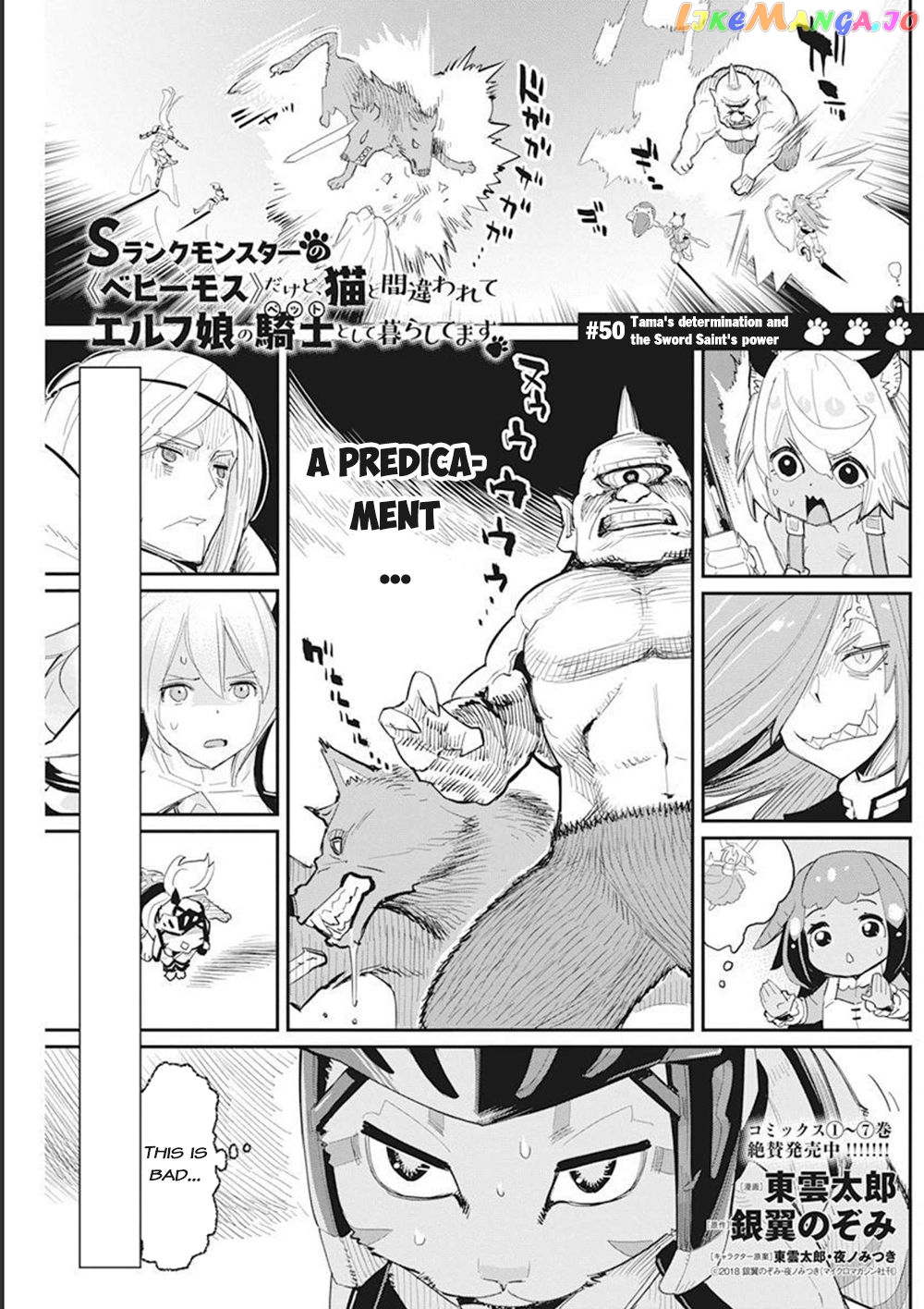 I Am Behemoth Of The S Rank Monster But I Am Mistaken As A Cat And I Live As A Pet Of Elf Girl chapter 50 - page 2