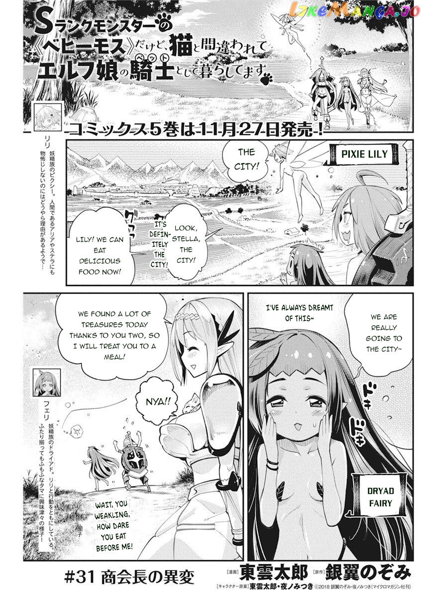 I Am Behemoth Of The S Rank Monster But I Am Mistaken As A Cat And I Live As A Pet Of Elf Girl chapter 31 - page 2