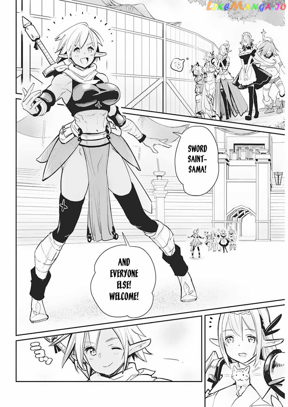 I Am Behemoth Of The S Rank Monster But I Am Mistaken As A Cat And I Live As A Pet Of Elf Girl chapter 56 - page 7