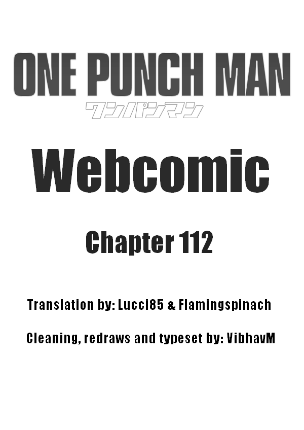 Onepunch-Man (ONE) chapter 112 - page 1