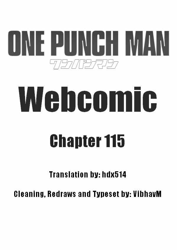 Onepunch-Man (ONE) chapter 115 - page 1