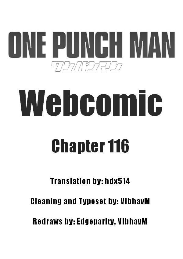 Onepunch-Man (ONE) chapter 116 - page 1