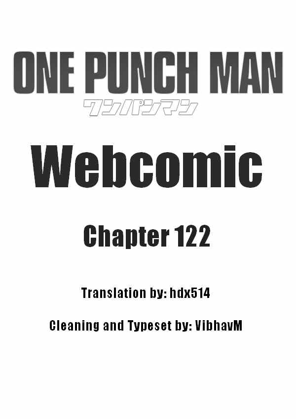 Onepunch-Man (ONE) chapter 122 - page 1