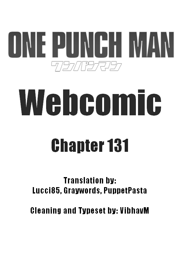 Onepunch-Man (ONE) chapter 131 - page 1