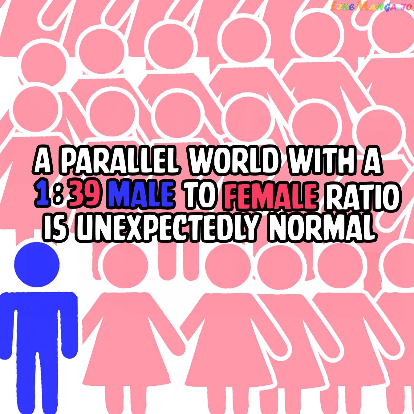 A Parallel World With A 1:39 Male To Female Ratio Is Unexpectedly Normal chapter 1 - page 1