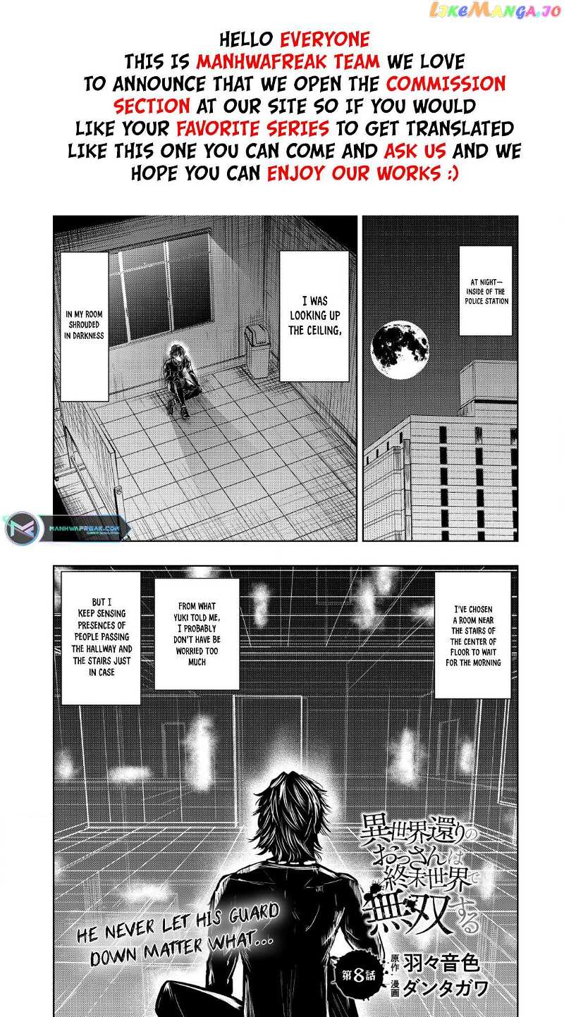 A Middle-Aged Man Who Returned From Another World Becomes Unrivaled In The Apocalyptic World chapter 8 - page 2