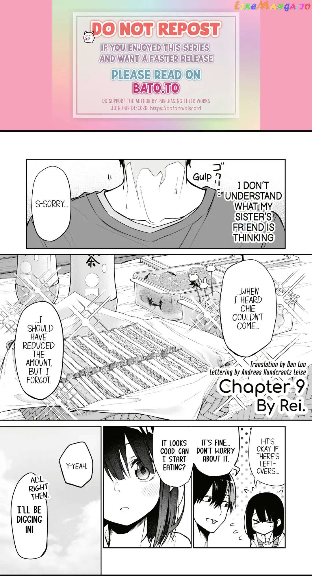 I Don't Understand What My Little Sister's Friend Is Thinking! Chapter 9 - page 1