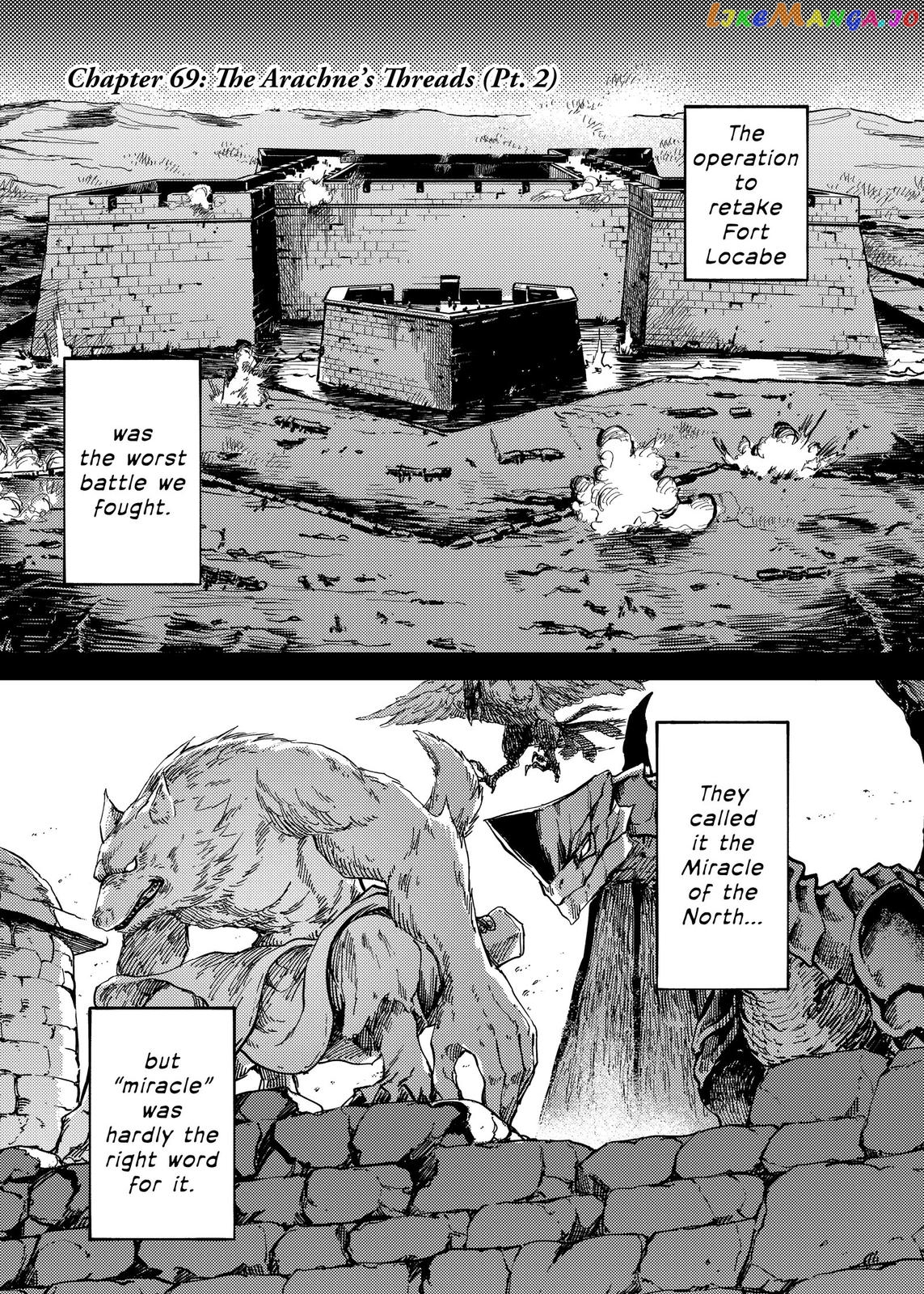 Katsute Kami Datta Kemonotachi E chapter 69 - page 1