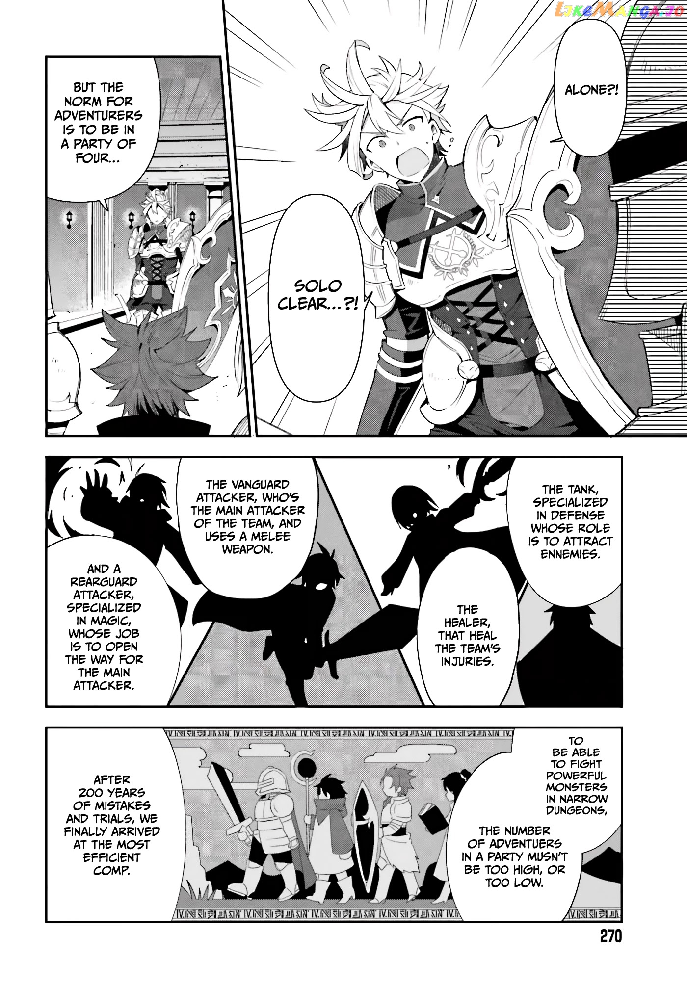 I’m the guild receptionist, but since I don’t want to work overtime, I think I’ll just solo the boss chapter 1 - page 45