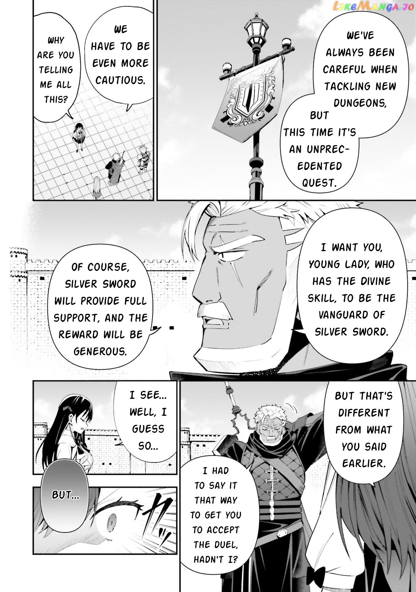 I’m the guild receptionist, but since I don’t want to work overtime, I think I’ll just solo the boss chapter 10 - page 12