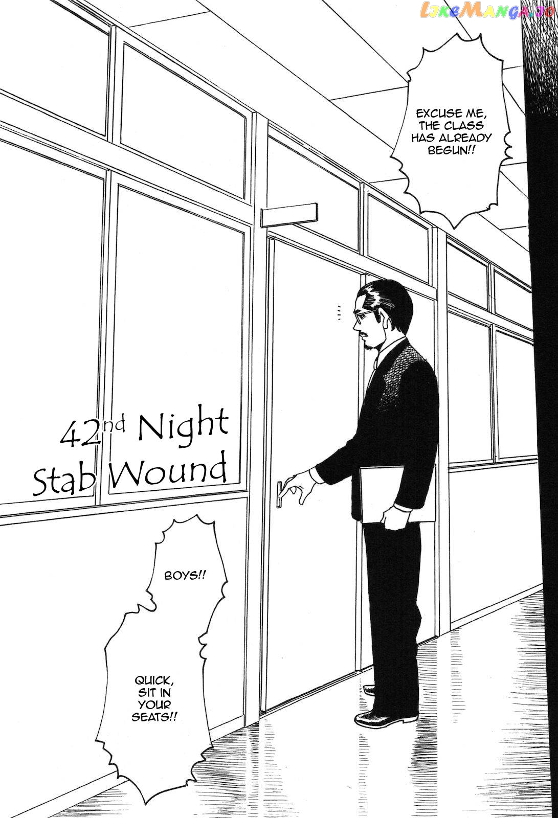 Yomawari Sensei chapter 42 - page 1