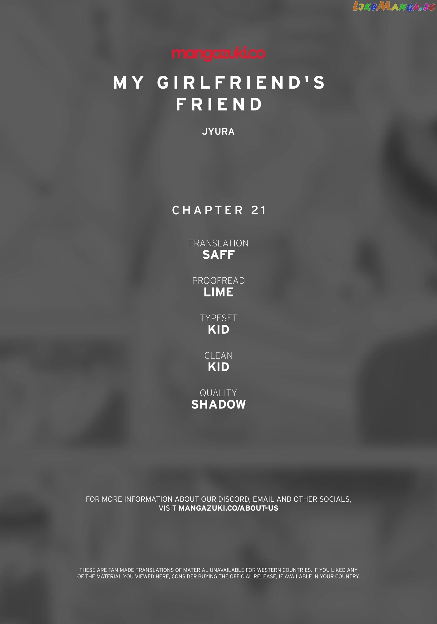 My Girlfriend's Friend chapter 21 - page 1