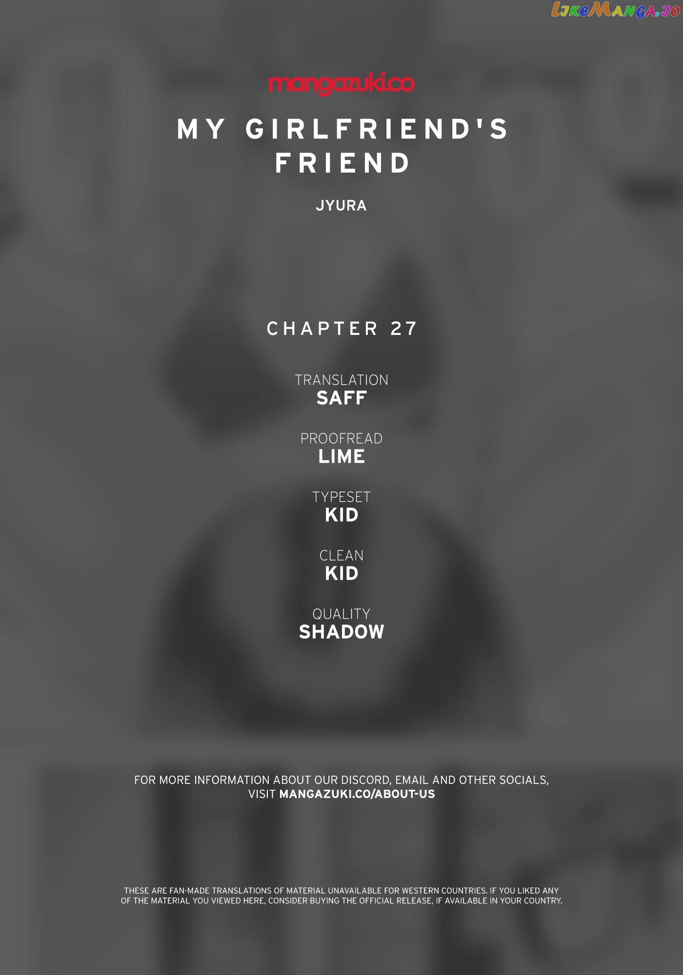 My Girlfriend's Friend chapter 27 - page 1