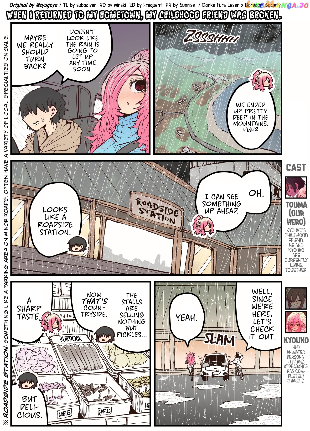 When I Returned to My Hometown, My Childhood Friend was Broken chapter 36 - page 1