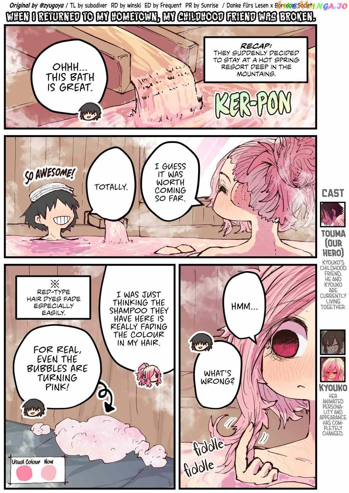 When I Returned to My Hometown, My Childhood Friend was Broken chapter 37 - page 1