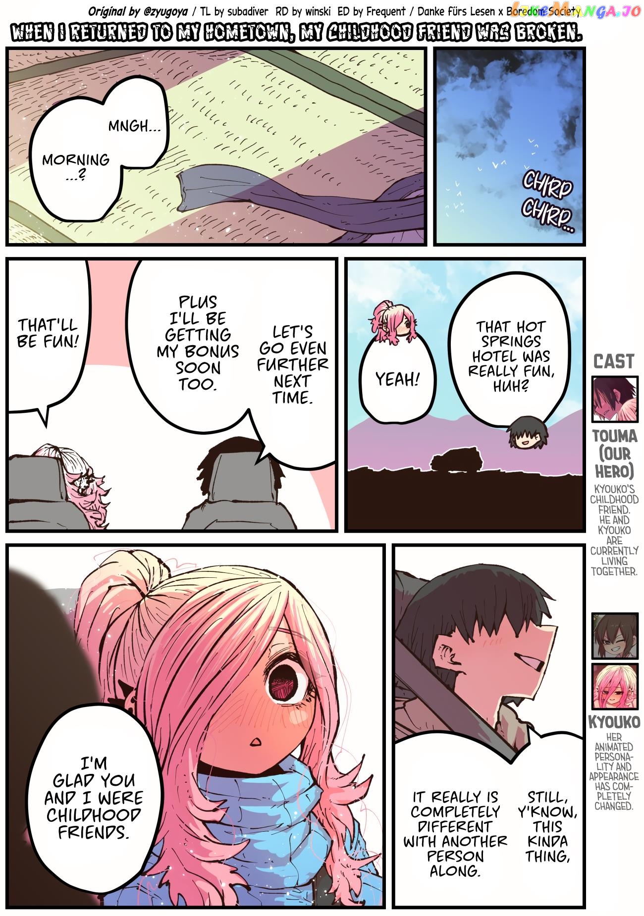 When I Returned to My Hometown, My Childhood Friend was Broken chapter 38 - page 1