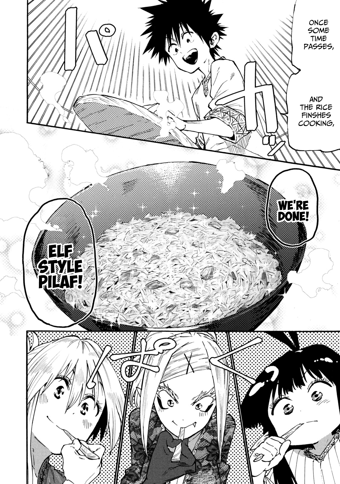 Mazumeshi Elf to Youbokugurashi chapter 36 - page 14