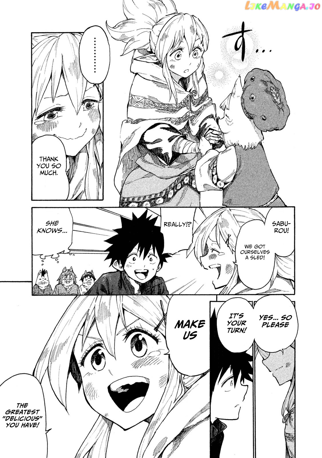 Mazumeshi Elf to Youbokugurashi chapter 7 - page 32