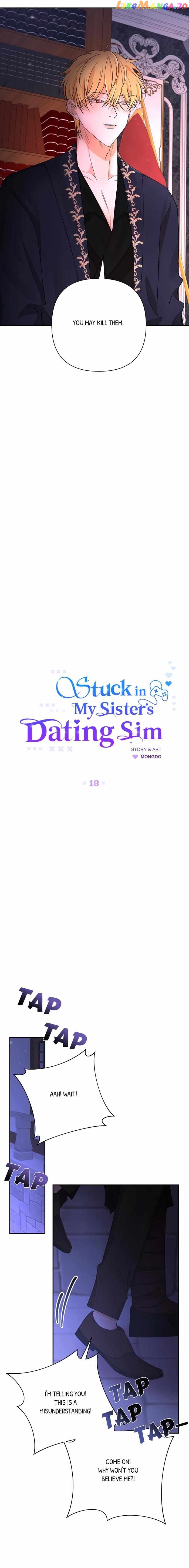 Stuck in My Sister's Dating Sim chapter 18 - page 4