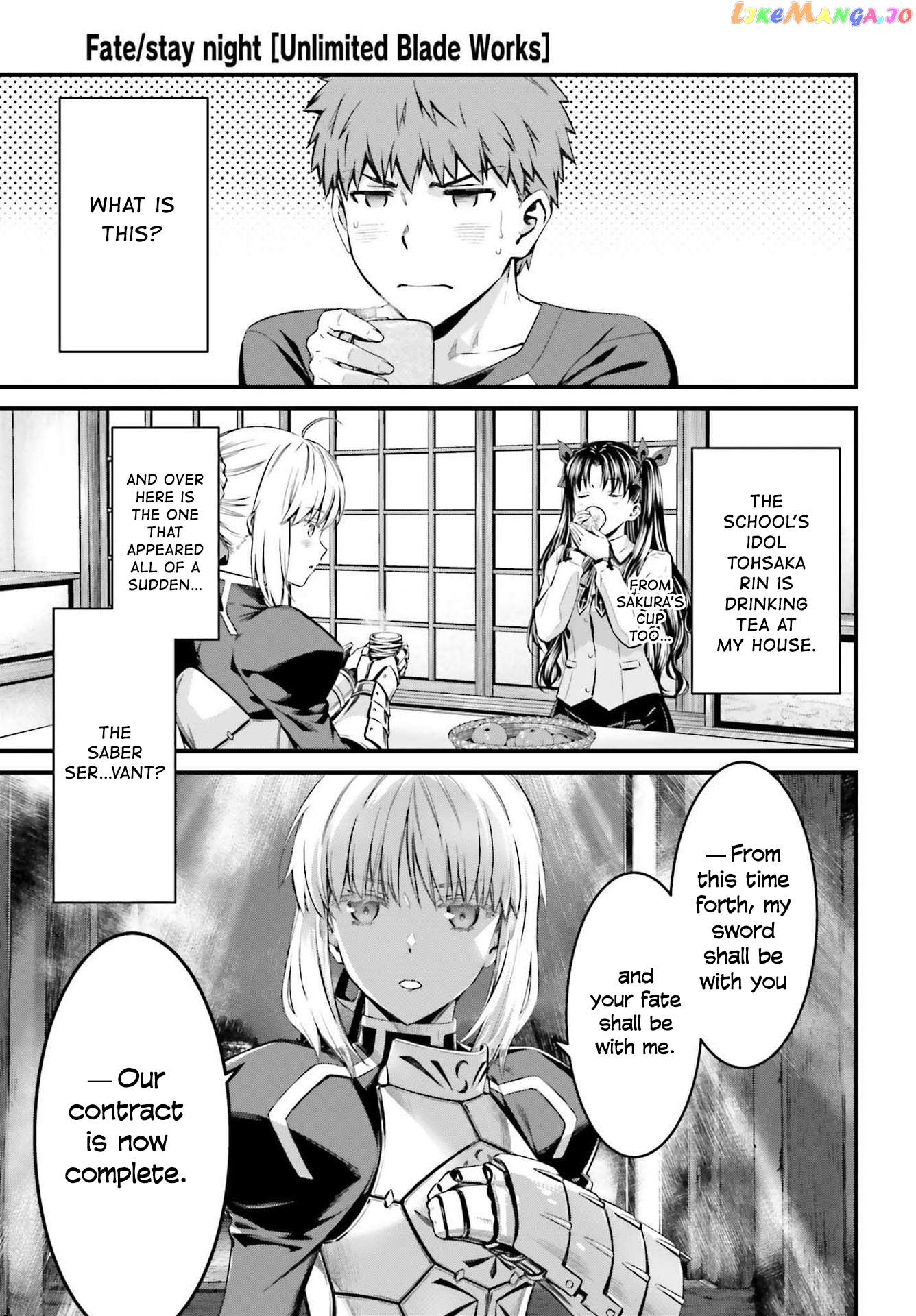 Fate/stay Night - Unlimited Blade Works chapter 3.1 - page 10