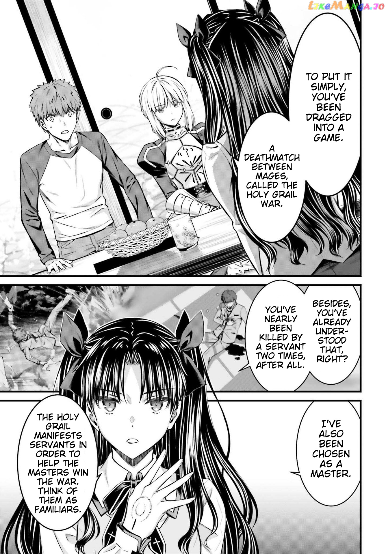 Fate/stay Night - Unlimited Blade Works chapter 3.1 - page 14