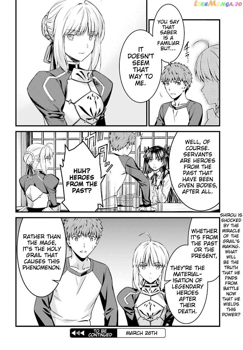 Fate/stay Night - Unlimited Blade Works chapter 3.1 - page 15