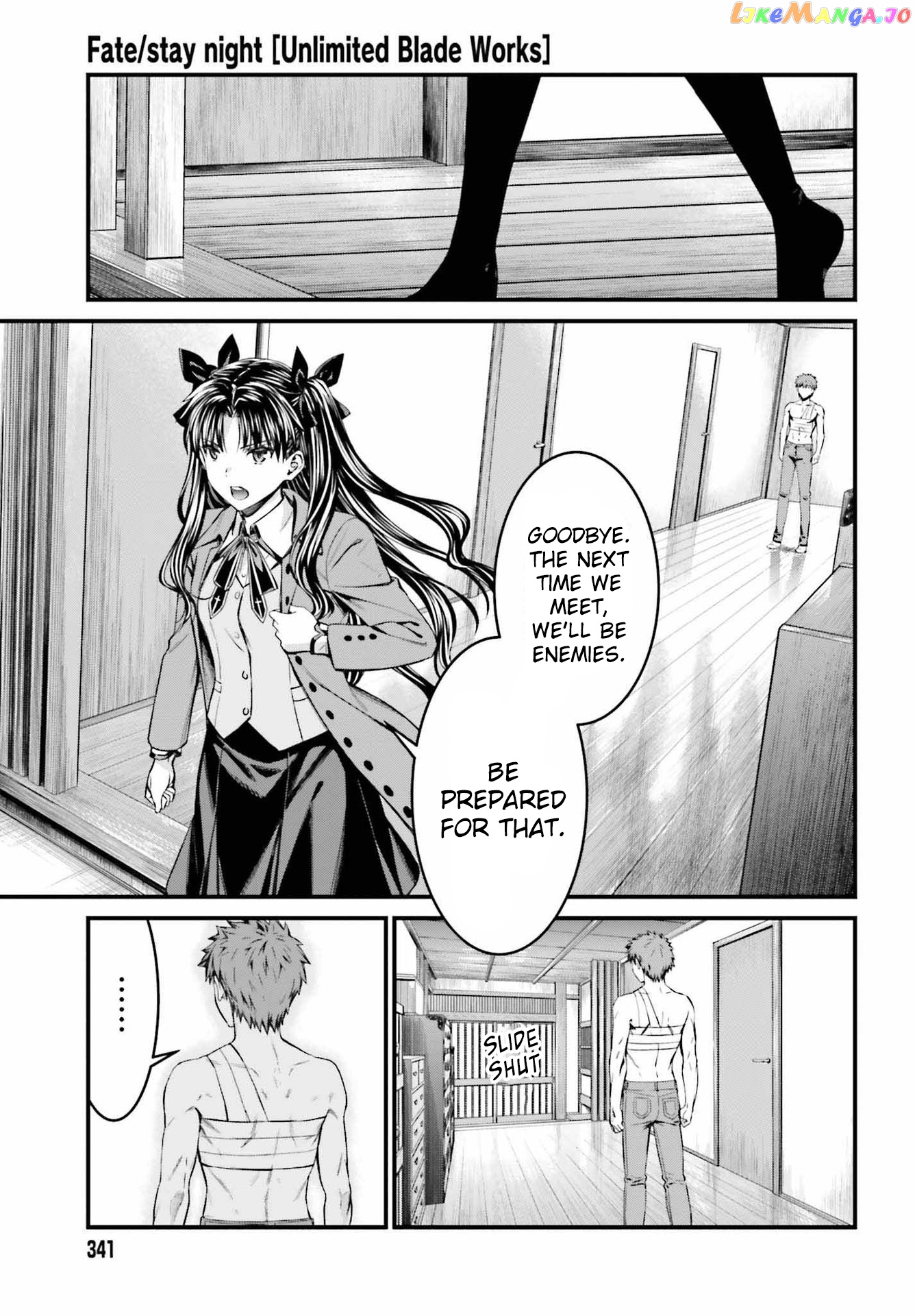 Fate/stay Night - Unlimited Blade Works chapter 8.1 - page 12