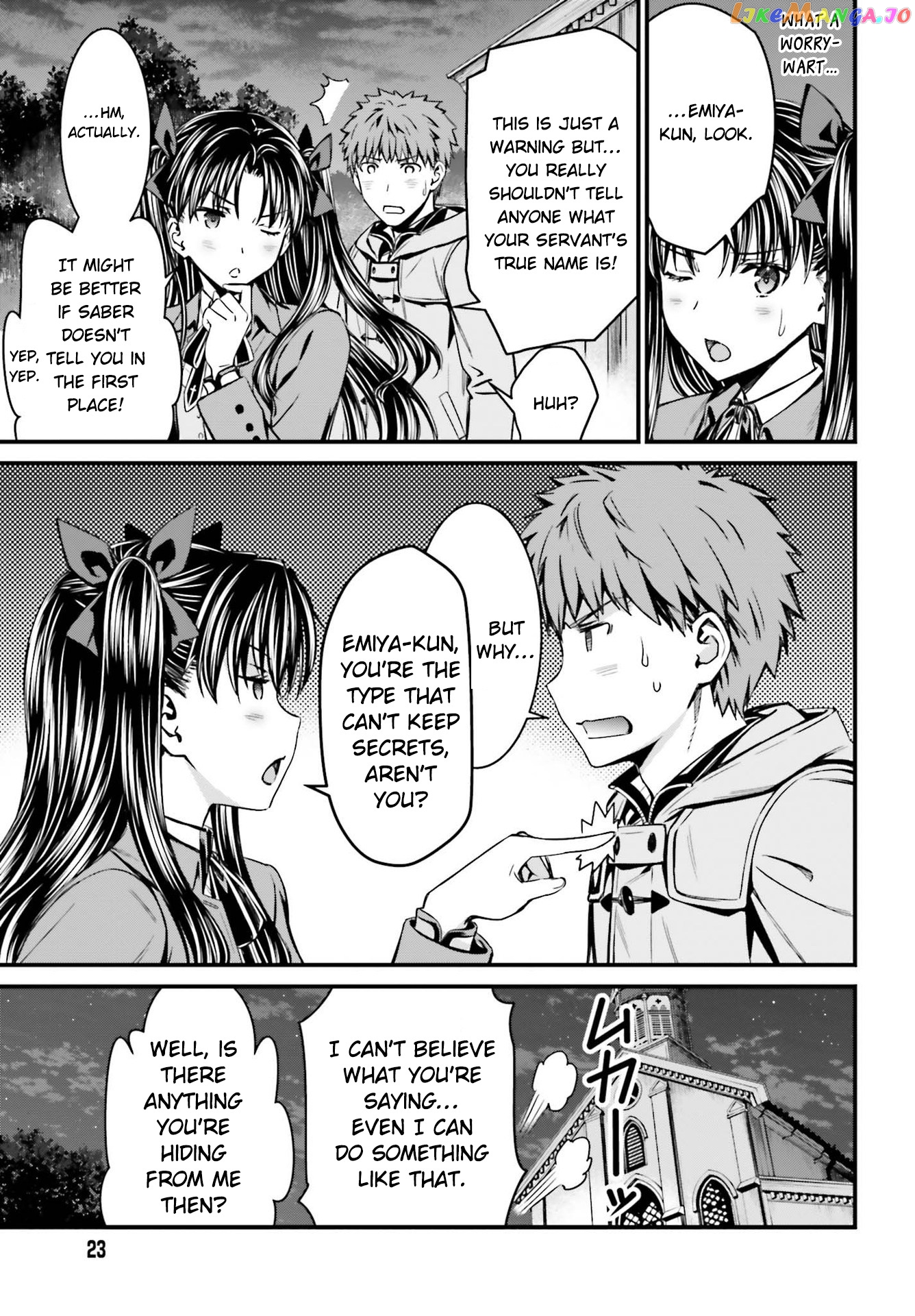 Fate/stay Night - Unlimited Blade Works chapter 3.2 - page 18