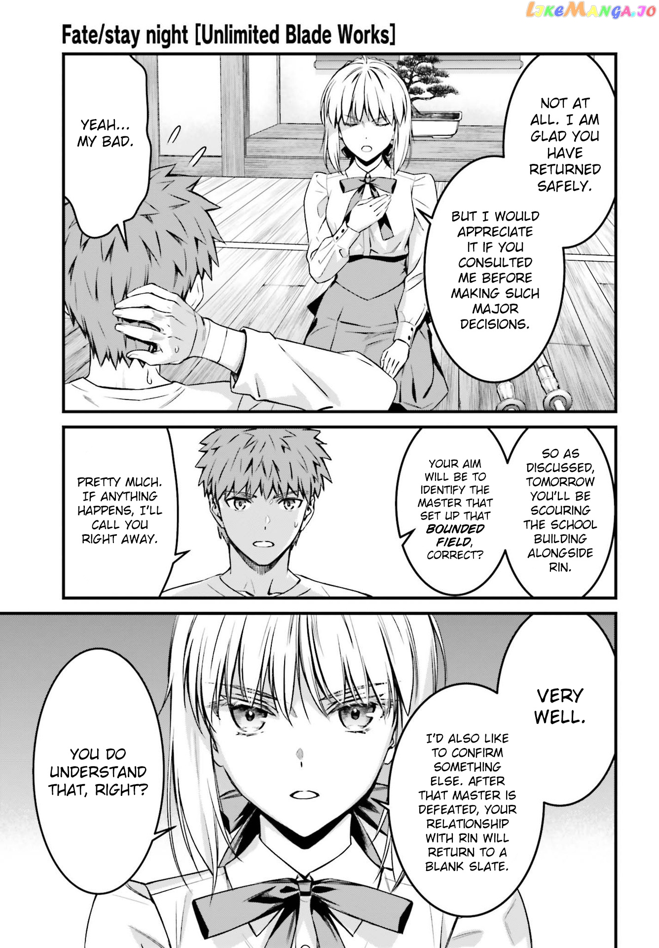 Fate/stay Night - Unlimited Blade Works chapter 15 - page 22