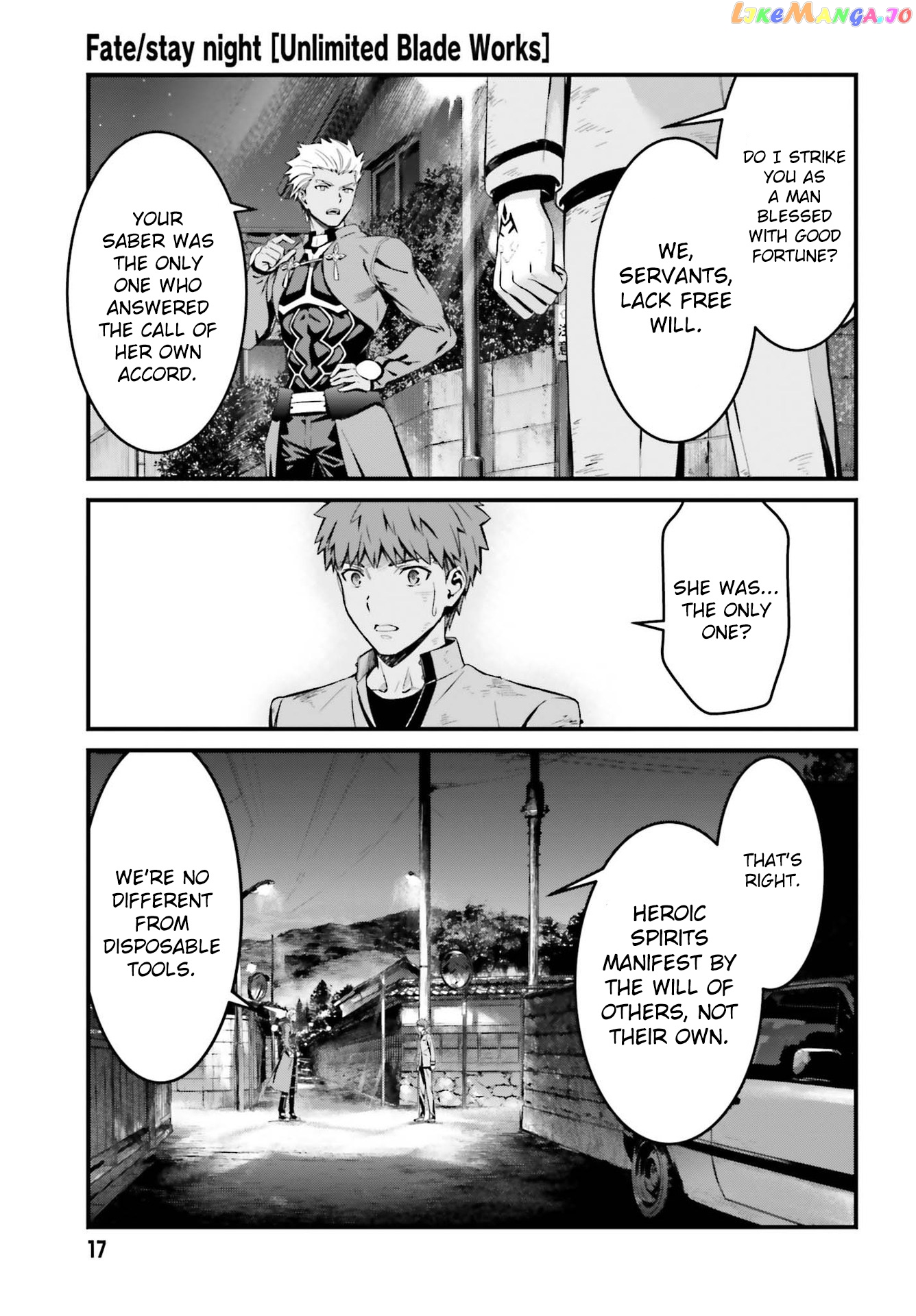 Fate/stay Night - Unlimited Blade Works chapter 15 - page 8