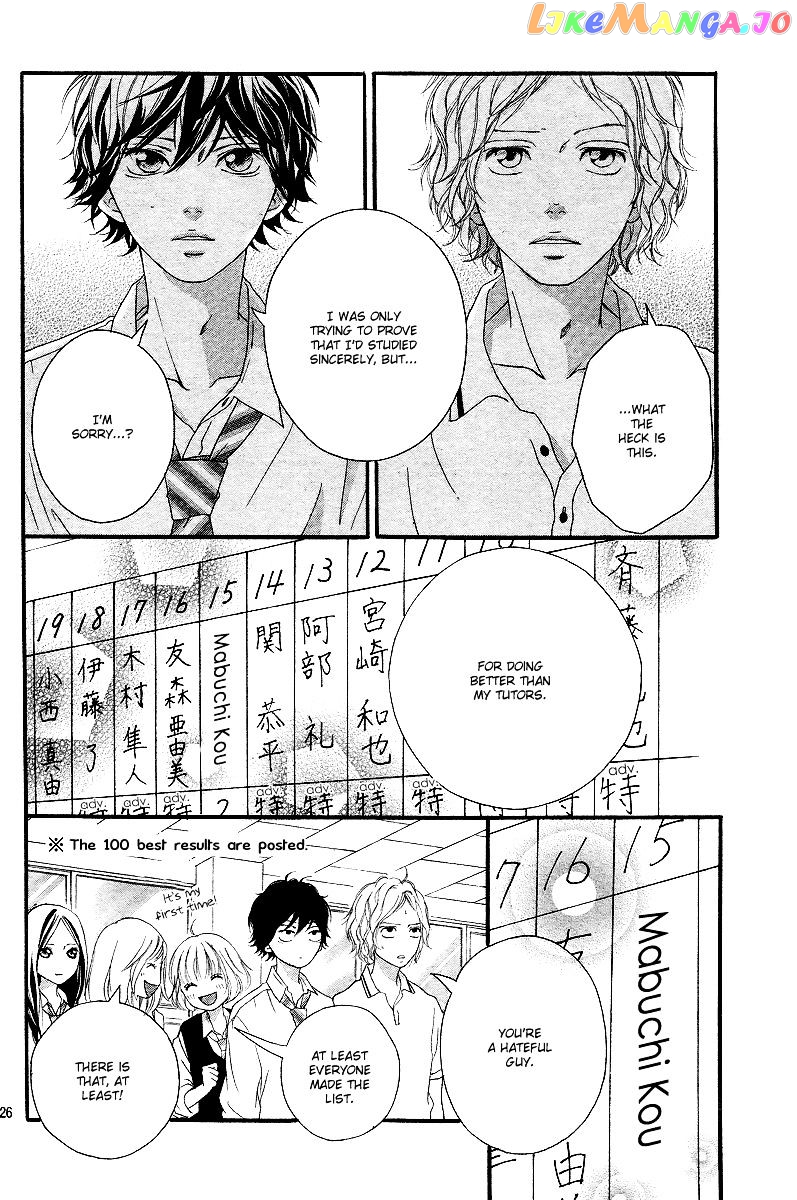 Ao Haru Ride chapter 14 - page 27