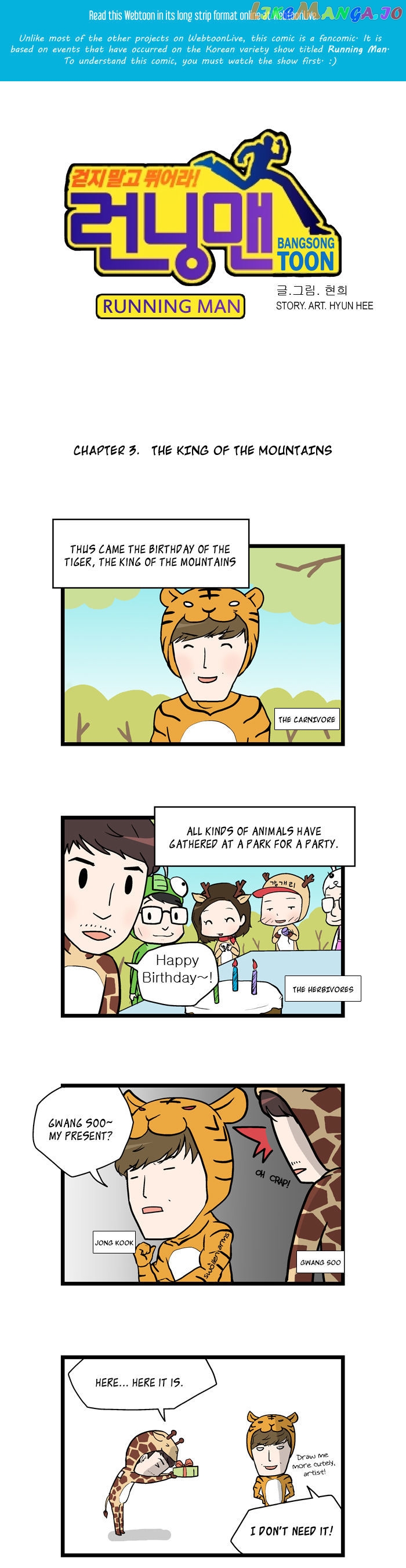 Running Man chapter 3 - page 1