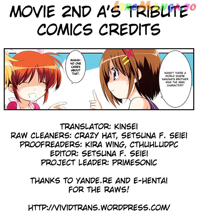 Magical Girl Lyrical Nanoha The Movie 2Nd A’s – Tribute Comics chapter 1 - page 4