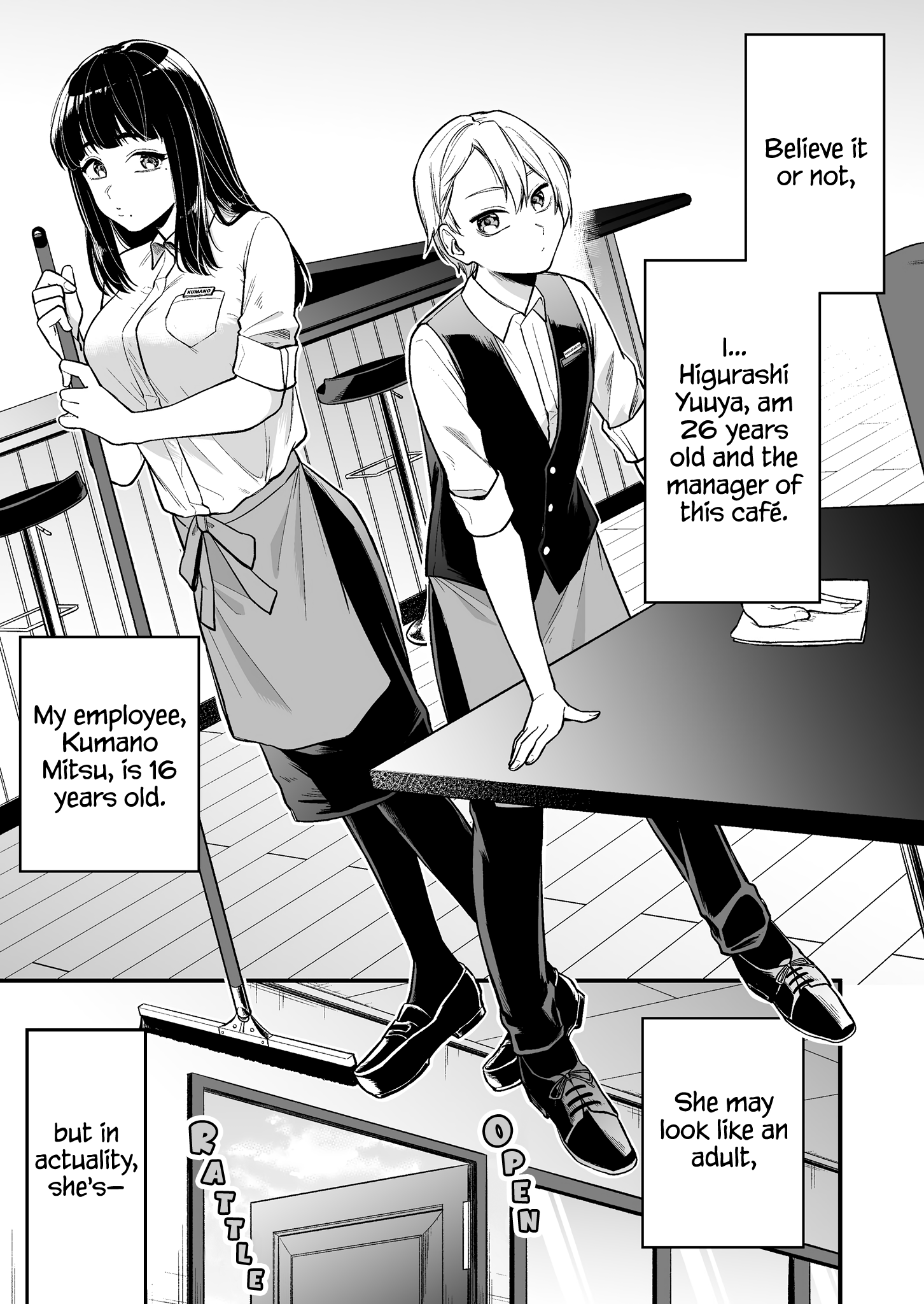 The Manager And The Oblivious Waitress chapter 2 - page 2