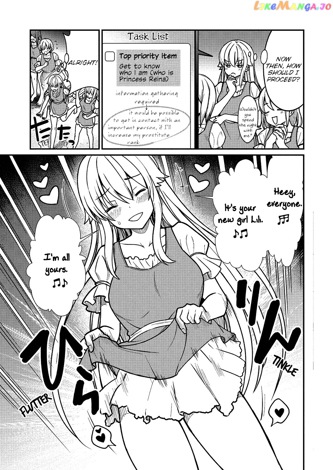 Becoming Princess Knight And Working At Yuri Brothel chapter 2 - page 9