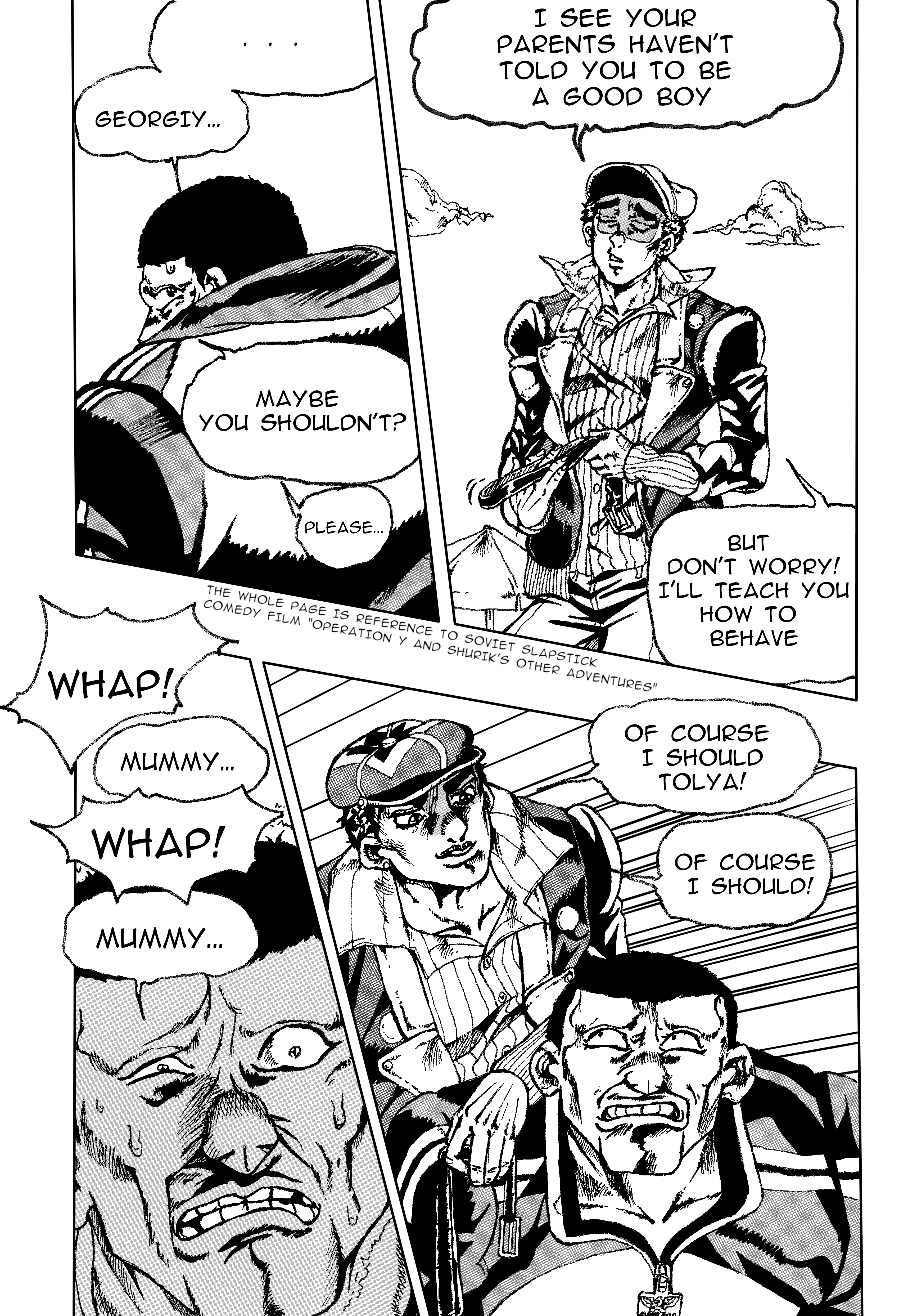 Jojo's Bizarre Adventure: Moscow Calling (Doujinshi) chapter 2 - page 24