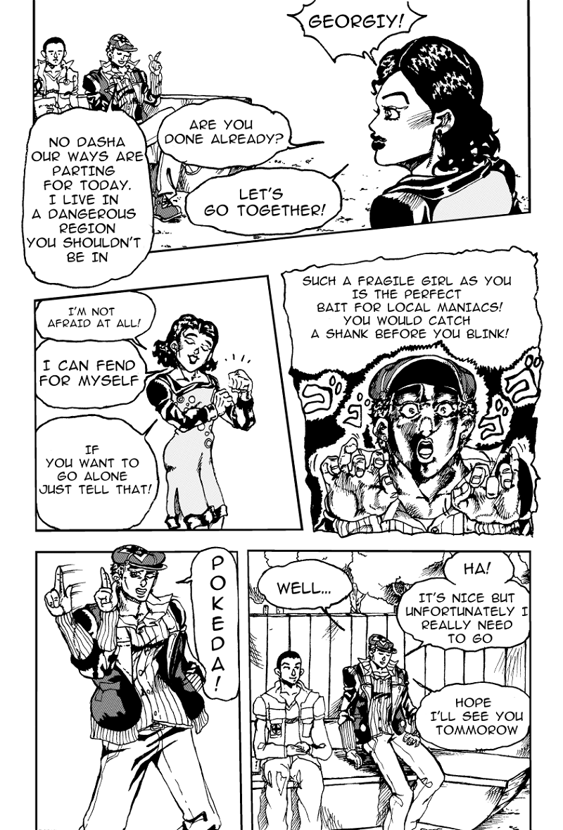 Jojo's Bizarre Adventure: Moscow Calling (Doujinshi) chapter 2 - page 27