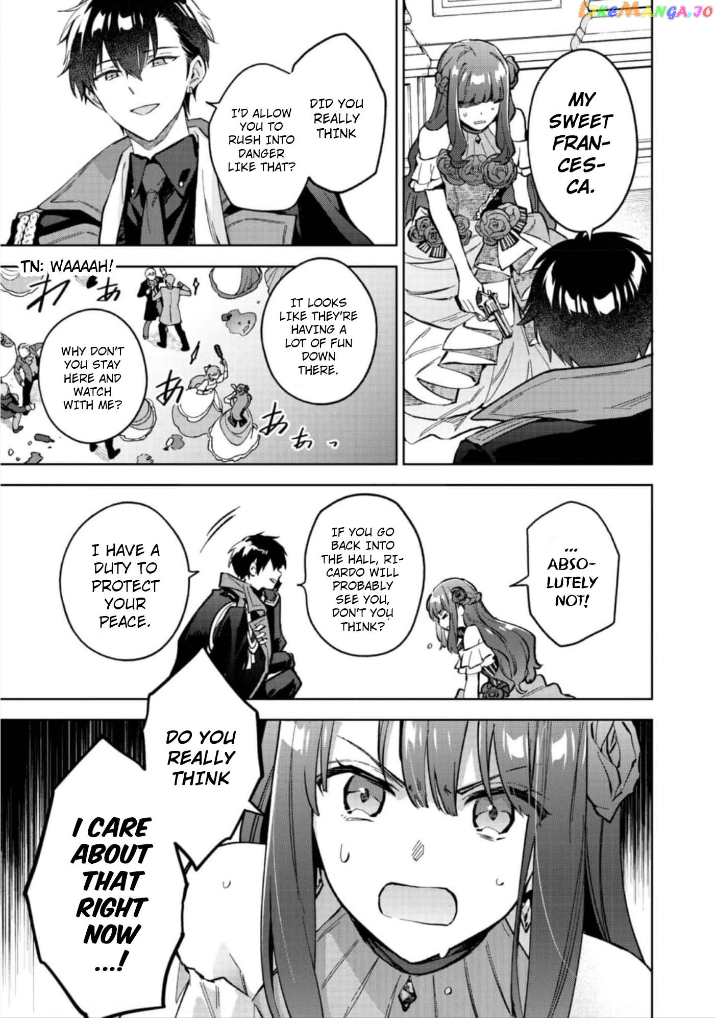 Akumana Akutou Ikka no Mana Musume, Tensei Saki mo Otome Game no Gokudou Reijou deshita chapter 11 - page 7