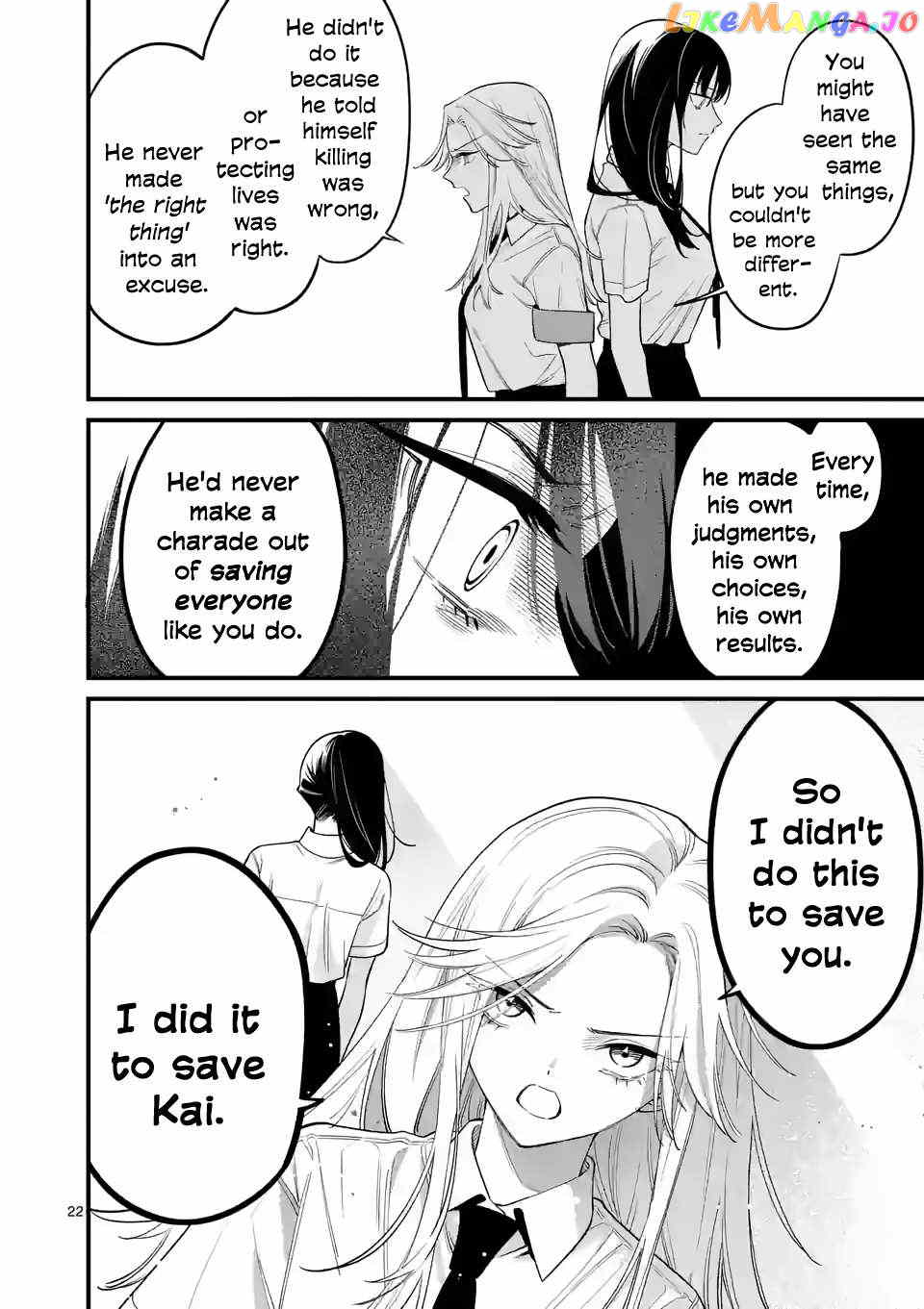 Liar Satsuki Can See Death Chapter 75 - page 22