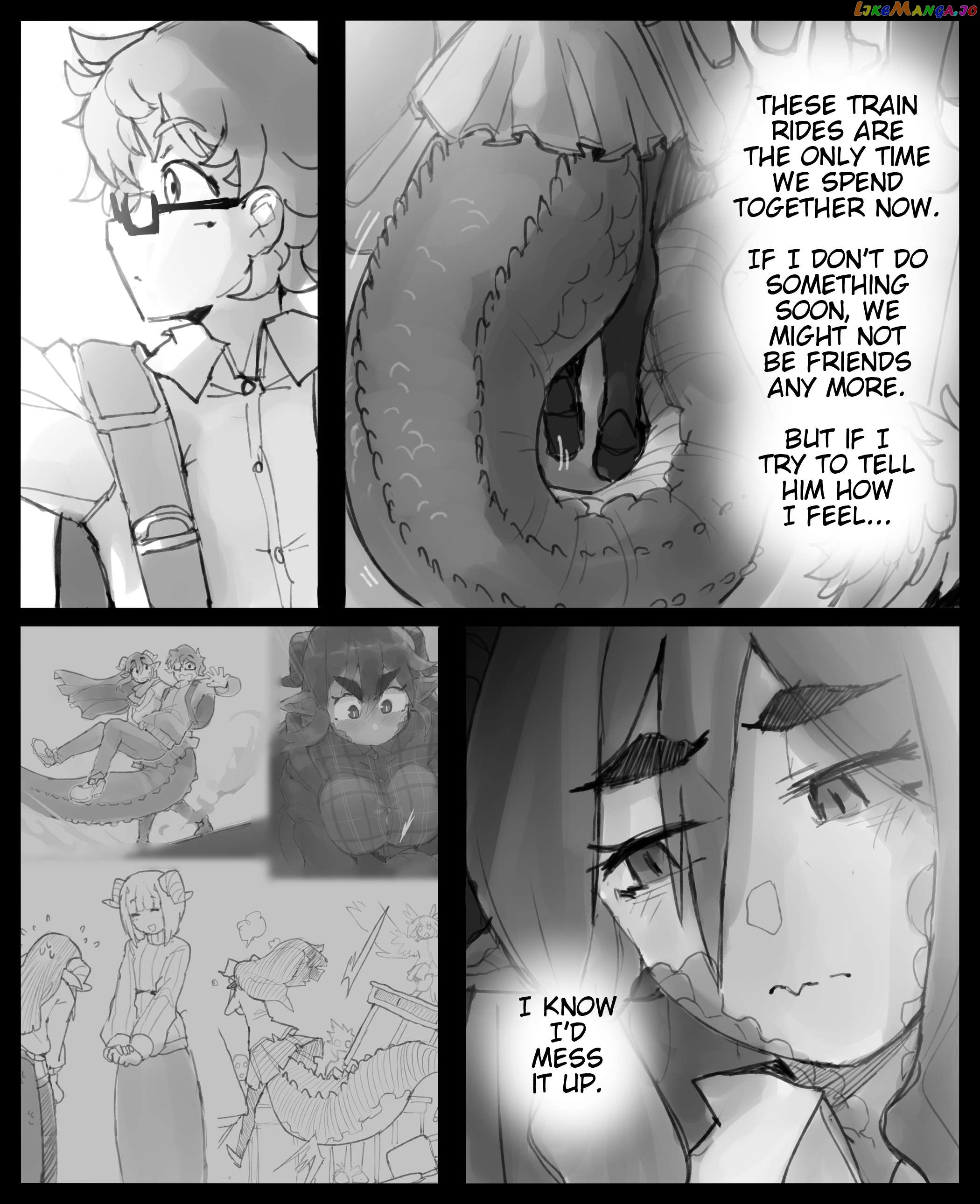 My Childhood Friend Is A Dragon Who's Embarrassed About the Size Of Her Tail chapter 12 - page 2