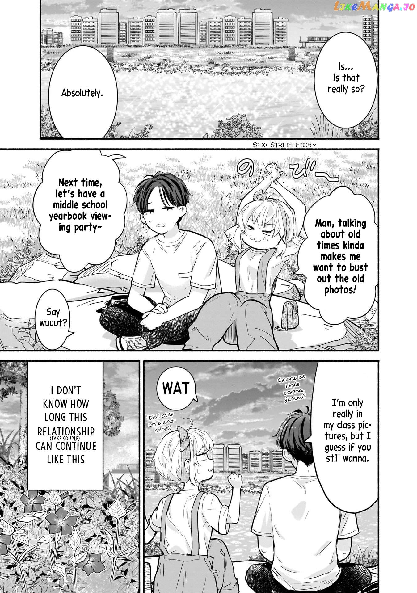 Nee, Mou Isso Tsukiacchau Osananajimi No Bishoujo Ni Tanomarete, Camo Kareshi Hajimemashita Chapter 19 - page 21